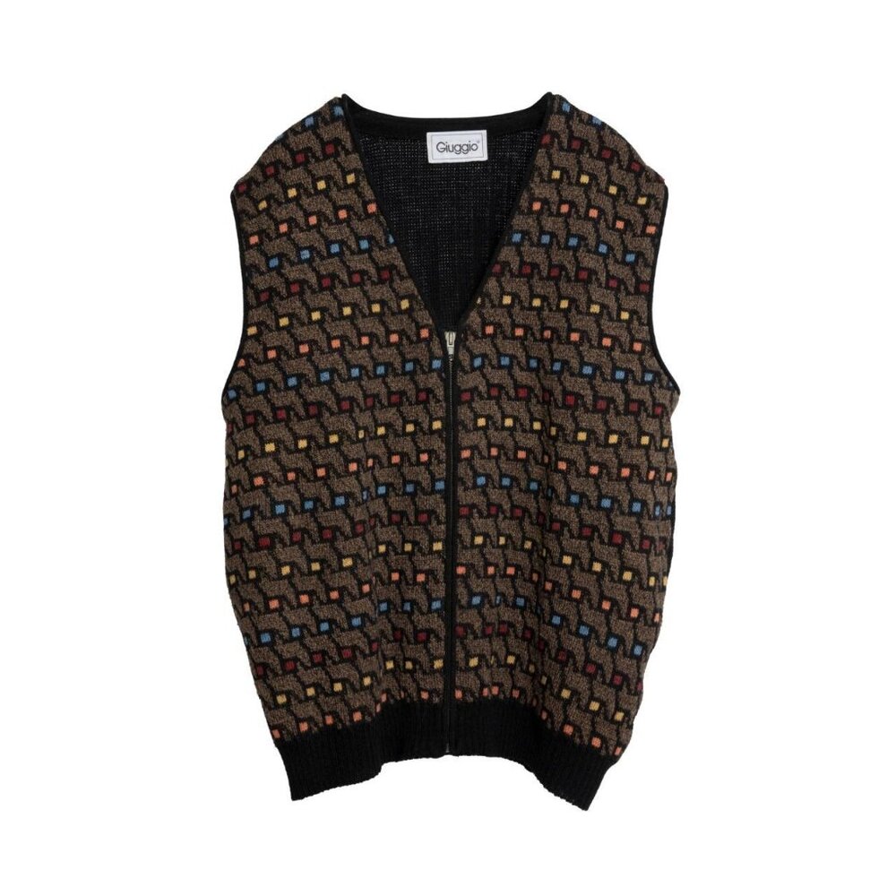Giuggio (Italy) 70s Vintage, Jacquard, Stockinette, Mid-Century